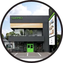 塩尻ショールームサンプロ本社